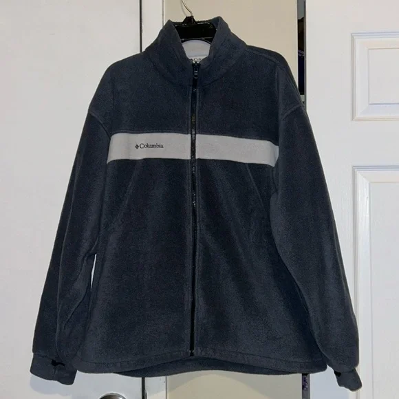 Columbia Men’s Fleece Coat Size Large - Picture 2 of 4